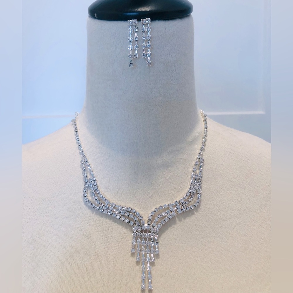 Czech Crystal Bridal Jewelry Set